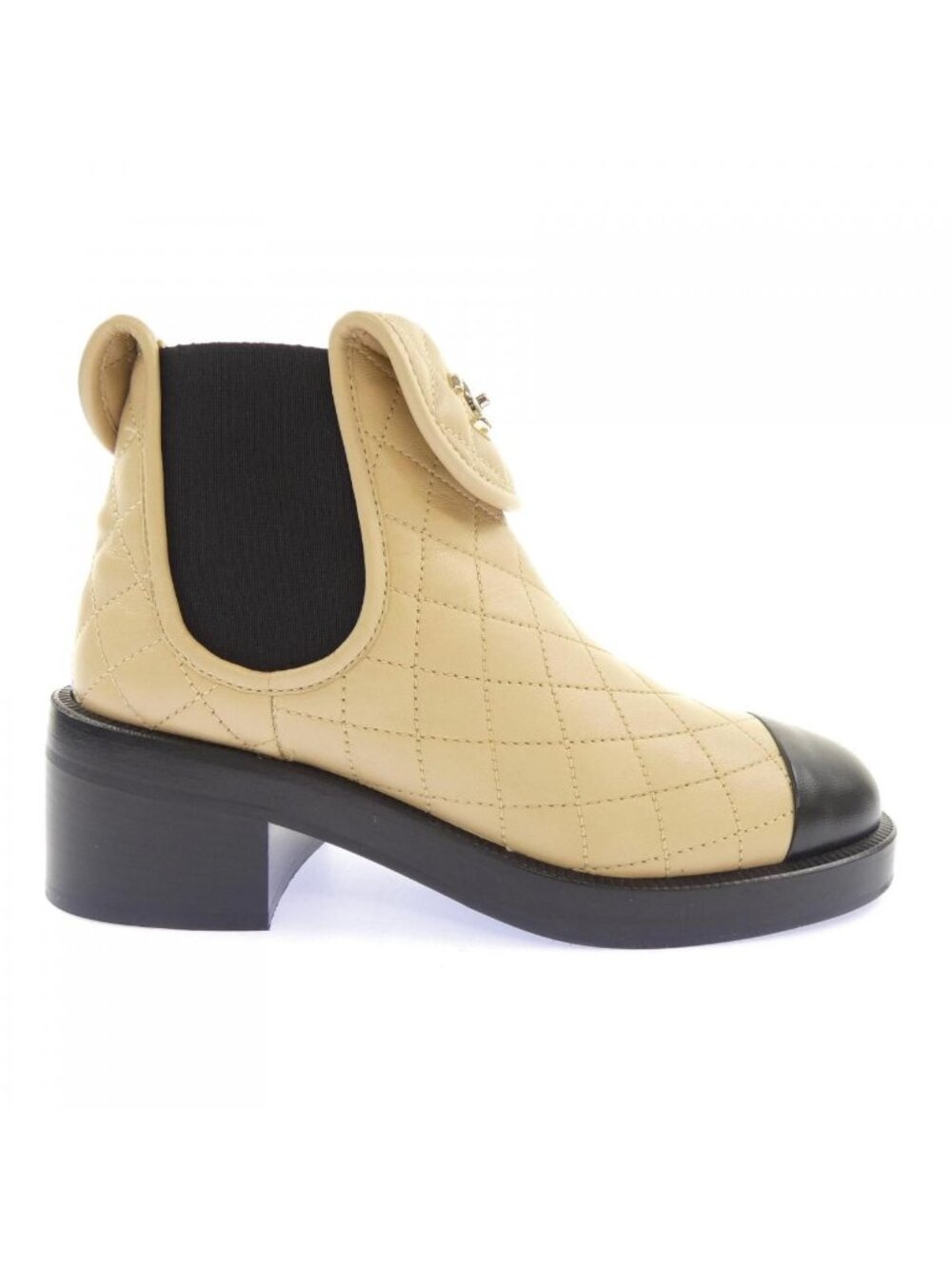 Chanel Ankle Boots Turnlock